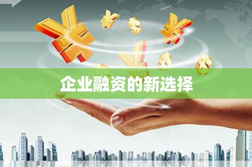 巴楚企业融资的新选择