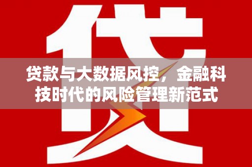 巴楚贷款与大数据风控，金融科技时代的风险管理新范式