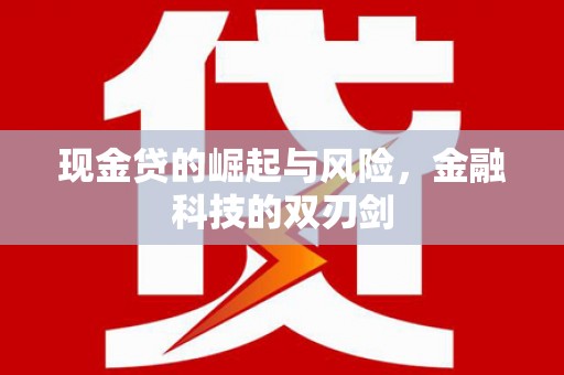 巴楚现金贷的崛起与风险，金融科技的双刃剑