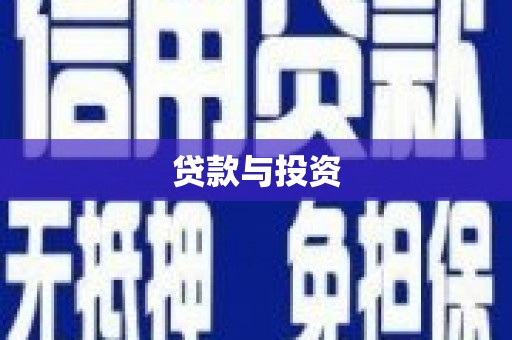 巴楚贷款与投资