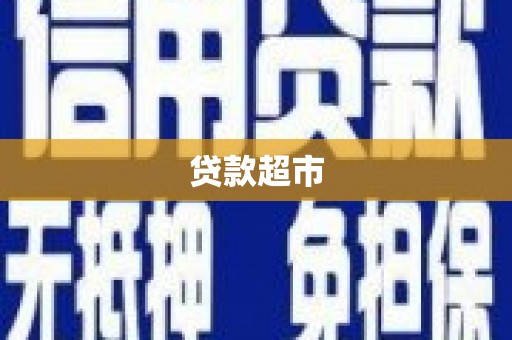 巴楚贷款超市