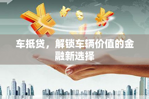巴楚车抵贷，解锁车辆价值的金融新选择