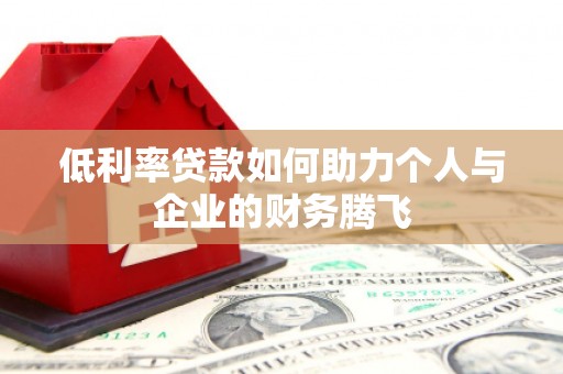 巴楚低利率贷款如何助力个人与企业的财务腾飞