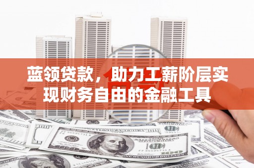 巴楚蓝领贷款，助力工薪阶层实现财务自由的金融工具