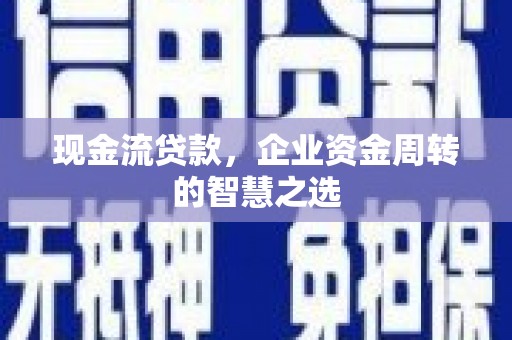 巴楚现金流贷款，企业资金周转的智慧之选