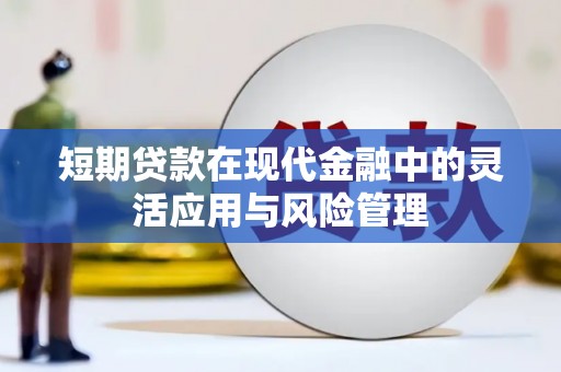 巴楚短期贷款在现代金融中的灵活应用与风险管理