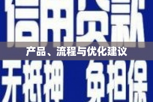 巴楚产品、流程与优化建议