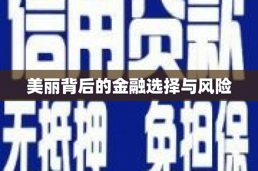 巴楚美丽背后的金融选择与风险