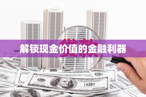 巴楚解锁现金价值的金融利器