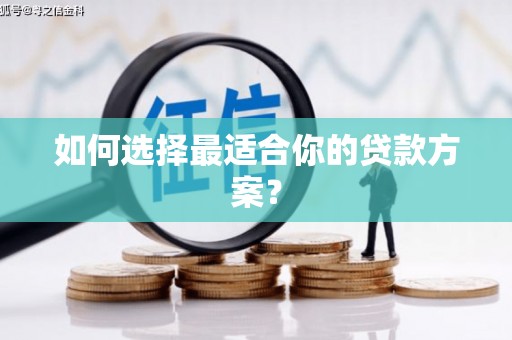 巴楚如何选择最适合你的贷款方案？